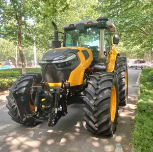 Tractor agrícola de gran tamaño de 4x4 4WD de Sudáfrica/Australia/Ucrania, tractor de maquinaria agrícola de gran tamaño de 260HP