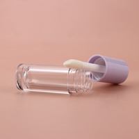 Offre Spéciale – Tubes de brillant à lèvres ronds personnalisables avec logo, 6 ml, avec grandes applicateurs, emballage cosmétique vide pour rouge à lèvres avec grandes brosses