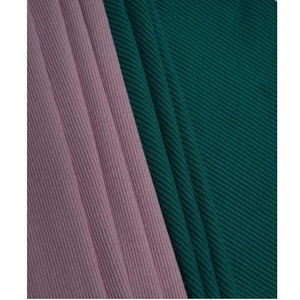 Most Selling Dyed 2x2 Rib Knit Breathable 120GSM Medium <b>Weight</b> <b>Fabric</b> for Boys Girls Fashion Garments Sportswear Loungewear Best - Product Image 1