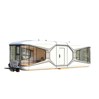 Capsule mobile anti-corrosion, mini-maison préfabriquée modulaire, pod spatial pour extérieur, chambre d'hôtes pour parc, logement