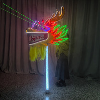 Lumière LED Dragon & Danse du Lion Chinois Performance Festivals et Bar Célébrations Party Supplies