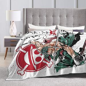 ผ้าห่มลายการ์ตูนโรโรโนอา โซโล ลูฟี่ ลายการ์ตูนสุดเท่ สำหรับเตีย<span class=keywords><strong>ง</strong></span> โซฟา ขนาด 150*125 ซม. ผ้าห่มนุ่มบา<span class=keywords><strong>ง</strong></span> ผลิตภัณฑ์อนิเมะ - Product Image 3