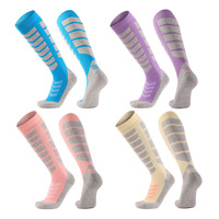 Chaussettes pour femmes au design personnalisé, chaussettes en laine mérinos, chaussettes de randonnée, chaussettes de trekking, chaussettes chaudes, douces et confortables, chaussettes de sport