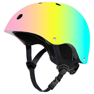 Casco ajustable con gradiente de color para niños, casco unisex para bicicleta y monopatín con 8-10 ventilaciones, uso en las cuatro estaciones - Product Image 5