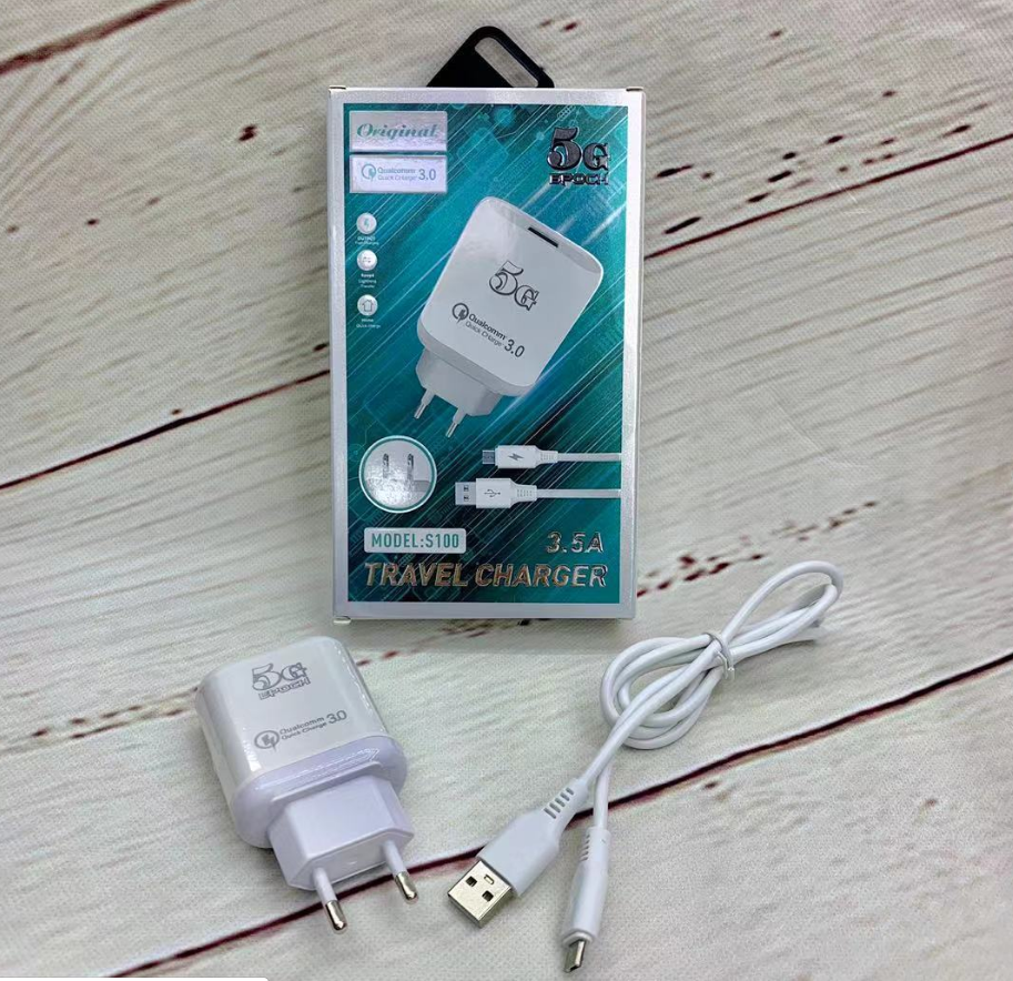5G Faster Wall Travel Charger QC3.0 Plug US EU Type c Micro for samsung  vivo xiaomi Android Chargers