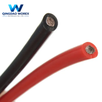 Fil de silicone haute température flexible en cuivre étamé 4 6 8 10 12 14 16 18 20 22 24 AWG, câble électrique 600V