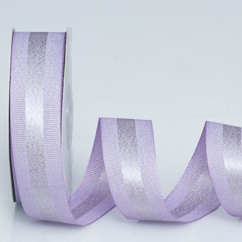 Tissage argenté violet