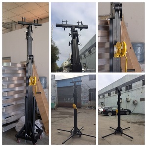 ขาตั้งยกแบบเคลื่อนที่ได้ ความสูง 6 เมตร แบบยืดหดได้ สำหรับงานเสียงและแสงสว่าง ใช้มือหมุน ได้รับการรับรองมาตรฐาน FS TUV ผลิตจากอลูมิเนียมอัลลอย - Product Image 3