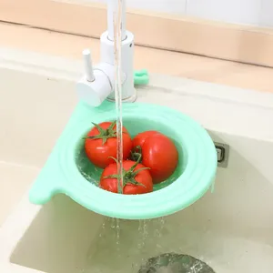 Zenidoo Swan Drain <b>Basket</b> Storage Rack Faucet Multi Functional Creative Kitchen Dish Sink Water Filtration Eco-Friendly PP - Product Image 3