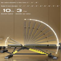 Banc de musculation pliable de qualité commerciale pour haltères et barres, banc de presse 1100LBS, banc d'entraînement pour la maison, équipement de fitness, presse pectorale
