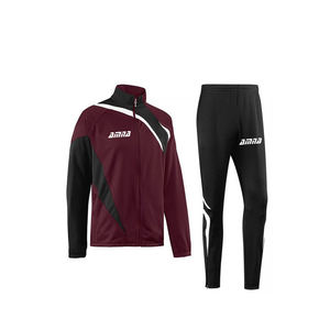 Ensembles de survêtement sublimés, Logo personnalisé imprimé, manches longues, col rond avec fermeture éclair, à vendre, 2020 - Product Image 6