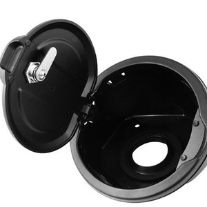 Tapa del tanque de combustible del coche, cerradura con llave de 180mm x 115mm para Jeep Wrangler JL JLU 2018-2019, pieza de repuesto - Product Image 2