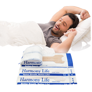 Tiras Nasales Transparentes Negras Avanzadas para Dormir, Mejoran la Respiración <span class=keywords><strong>Nasal</strong></span> Durante la Noche - Product Image 1