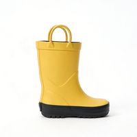 Bottes de pluie en caoutchouc imperméables et antidérapantes pour filles, couleur bonbon, mi-mollet, toutes saisons, jolies et colorées, style Wellington, vente en gros