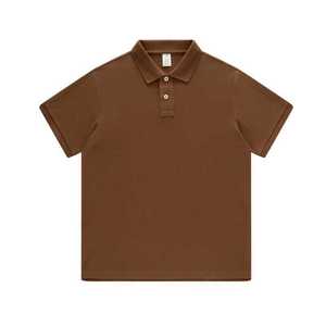 Polo promotionnel en coton respirant coupe ample pour l'été – Gris, Vert, Bleu roi, Blanc cassé, Café, Vert militaire - Product Image 4