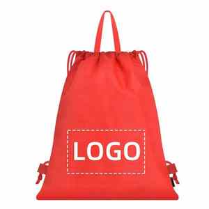 Low MOQ Custom Reusable Tropical Pull String Bag <b>Drawstring</b> Backpack Polyester <b>Drawstring</b> School Bag - Product Image 4