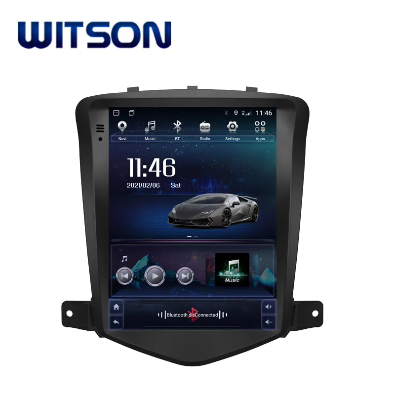 WITSON Android 11 Tesla schermo verticale Car Multimedia DSP GPS navigazione Radio player per Chevrolet CRUZE 2008-2011