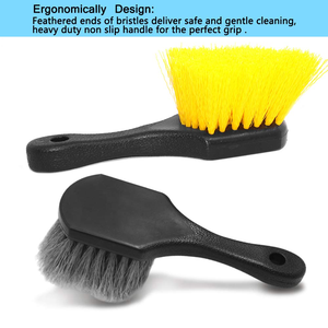 Brosse de nettoyage professionnelle souple pour voiture, pour jantes et pneus, avec logo - Product Image 4