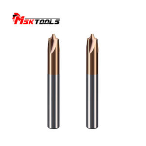 Fraise à rayon d'angle interne à 4 cannelures en tungstène haute dureté - Product Image 3