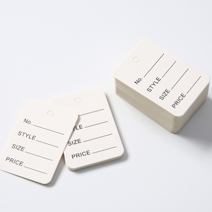 Nhà Máy Bán buôn tùy chỉnh giá 1000 thẻ mỗi gói đánh dấu nhãn cho giấy tag - Product Image 1