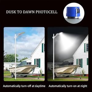 Yol otoparkı ve yollar için alüminyum gövdeli IP66 su geçirmez AC/DC LED sokak lambası fikstür - Product Image 4