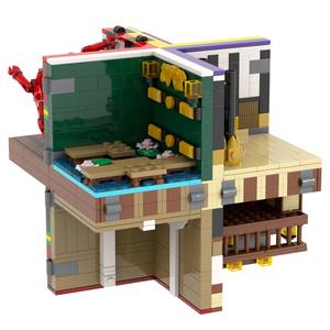 1444 Piezas MOC1666 Serie Creativa Anime Castillo Infinito 2.0, Bloques de Construcción de Plástico ABS, Modelo DIY para Niños - Product Image 1