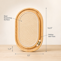 Arbre à chat interactif de luxe en bois écologique, emballage carton, toutes saisons, best-seller