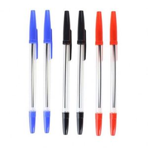 Stylo à bille simple en plastique transparent pour la promotion, idéal pour le bureau, l'école et les étudiants, écriture fluide - Product Image 2