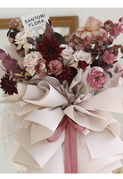 Papier d'emballage de bouquet en relief tridimensionnel épais imperméable à l'eau Kafen papier magasin de fleurs matériau d'emballage de fleurs