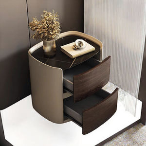 ชุดเฟอร์นิเจอร์ห้องนอนทันสมัย ตู้ข้างเตียงปรับระดับได้ 2 ลิ้นชัก ดีไซน์คลาสสิก แผงไม้ ดีไซน์มินิมอล เป็นมิตรกับสิ่งแวดล้อม - Product Image 3