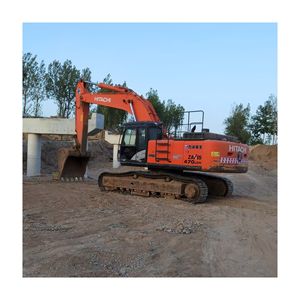 Japón Original pintado Hitachi ZX470 excavadora sobre orugas barato usado Hitachi Zaxis 470 usado 47 toneladas excavadora pesada - Product Image 1