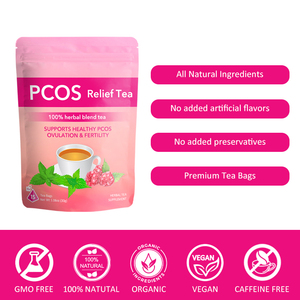 Thé aux herbes naturelles en marque propre, complément alimentaire, feuille de framboisier, feuille <span class=keywords><strong>d</strong></span>'ortie, thé pour femmes - Product Image 3