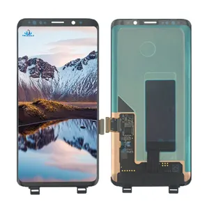 Afficheur tela do for samsung galaxy s9 plus s 9 edge s9+ display lcd screen back glass piece replacement super amoled for sansu