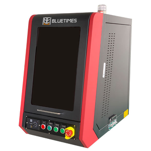 Bluetimes 20W đến 100W bao vây sợi Laser đánh dấu máy với fume extractor cho an toàn cao yêu cầu các nhà sản xuất đồ trang sức - Product Image 5