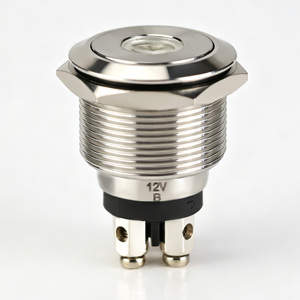 Bouton poussoir LED en métal 12mm 16mm 19mm 22mm 25mm IP65 pour système de nettoyage - Product Image 6