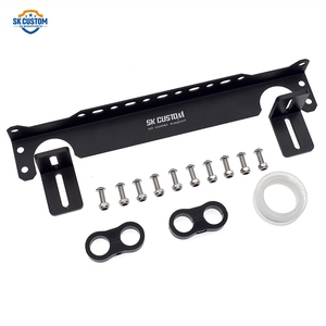 Kit Radiateur <span class=keywords><strong>de</strong></span> <span class=keywords><strong>Refroidissement</strong></span> d'Huile <span class=keywords><strong>Moteur</strong></span> SK CUSTOM à 10 Rangées pour Système <span class=keywords><strong>de</strong></span> <span class=keywords><strong>Refroidissement</strong></span> d'Huile BMW N54 N55 avec Tuyau en Nylon AN8 - Product Image 6