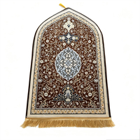 2025 nouveau Design classique anti-dérapant épaissir doux tapis de prière tapis de prière musulman pliant Portable tapis de prière