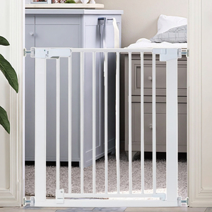Barrière de sécurité extra large pour bébé, à fermeture automatique, pour escaliers, porte de sécurité pour bébé à fixation par pression, <span class=keywords><strong>portillon</strong></span> de sécurité pour enfant, barrière de sécurité en métal pour bébé - Product Image 6