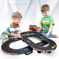 MILI 4.5 mètres piste fente jouet simulateur de voiture course pour enfants fente voiture de course ensemble circuit de course pour défi jouet