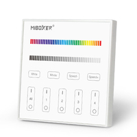 Télécommande intelligente Miboxer T3 AC220V 4 zones RGB/RGBW et gradation de luminosité