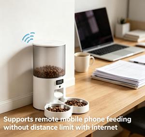 Nouveauté : <span class=keywords><strong>Distributeur</strong></span> automatique <span class=keywords><strong>de</strong></span> <span class=keywords><strong>nourriture</strong></span> pour chat intelligent WiFi avec caméra, 5L, durable, moderne, contrôlable par application - Product Image 3