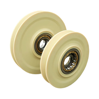 Poulie en polyamide coulé PA6 Nylon à grand diamètre, à gorge en H, roue pour portail coulissant, pièce d'engrenage pour charge lourde, exportation usine 2026