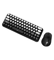 Nouveau clavier sans fil ergonomique 2.4G peigne de souris 65 touches dégradé couleur clavier souris silencieuse sans fil pour ordinateur de bureau/ordinateur portable