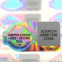 Autocollant de sécurité anti-effraction personnalisé VOID, étiquette holographique destructible pour emballage