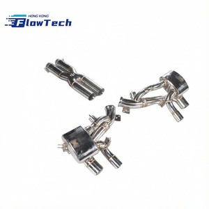 Système d'échappement Catback en acier inoxydable avec tuyau en X et silencieux pour Ferrari GTC4 Lusso 6.3L V12 - Product Image 3