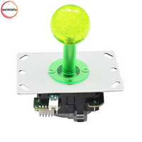 Accessoires de machine de jeu d'arcade 5V Joystick de jeu en cristal illuminé par LED multicolore avec lumières pour jeux à pièces