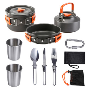 Juego de Utensilios de Cocina Plegables para 2 Personas, Hervidor Plegable para Acampar al Aire Libre, Venta Caliente - Product Image 5