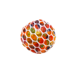 Balles anti-stress en maille souple en forme de raisin arc-en-ciel pour la gestion de l'anxiété - Product Image 1