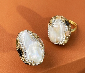 Collana di Lusso con Perle Naturali e Pietre Preziose, Catena per Maglione con Tormalina e Pietra Sultan, Collana di Alta Qualità con Perline per Donne - Product Image 5