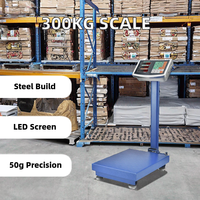 Báscula de Banco de acero industrial de 150KG, plataforma de pantalla LCD Digital, máquina de pesaje, 300KG, OEM, ODM, compatible con medición de peso